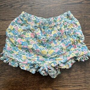 Cath Kidston Soft Floral Shorts with Ruffle Trim VGUC